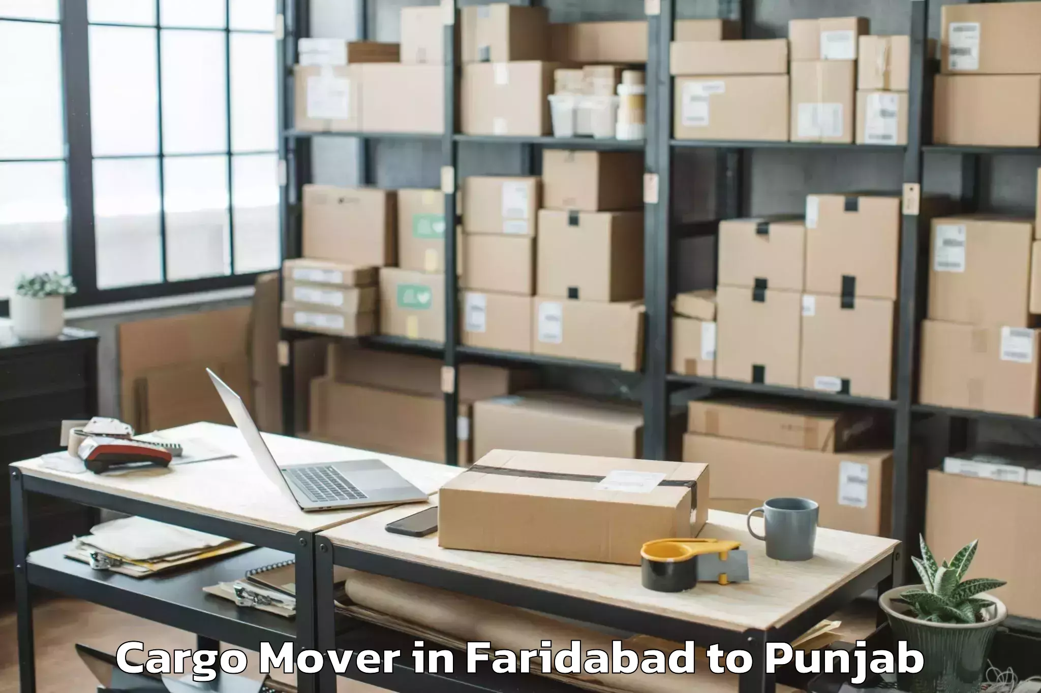 Trusted Faridabad to Zira Cargo Mover